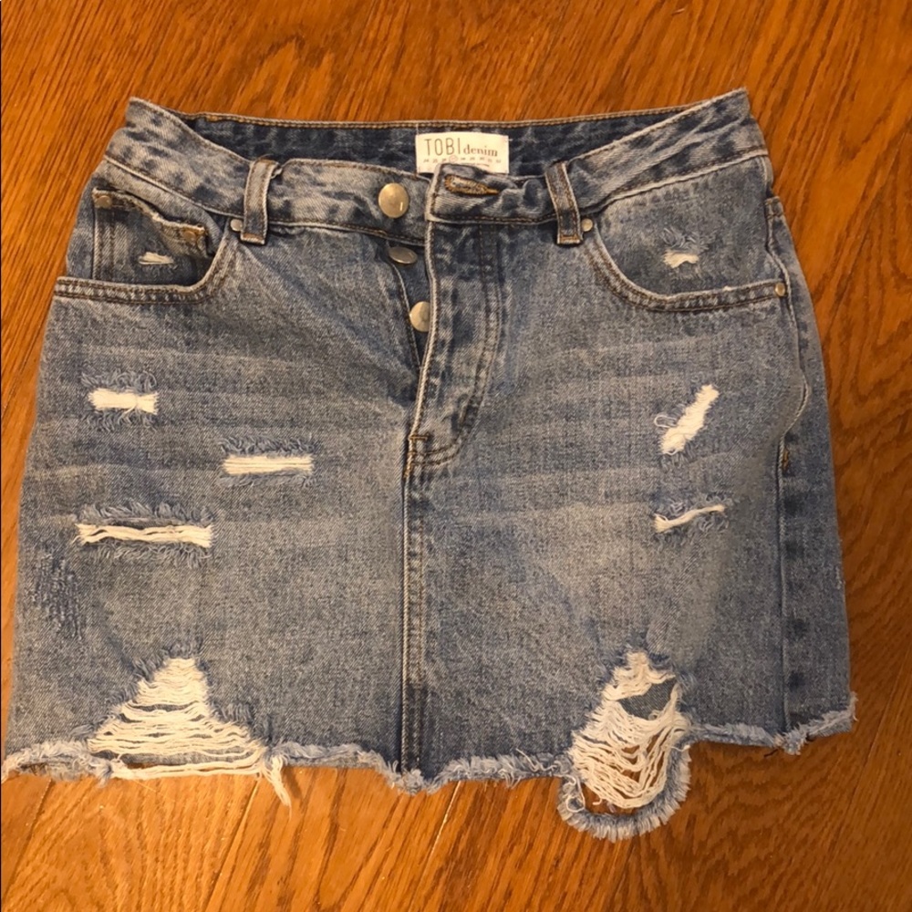 Tobi jean skirt